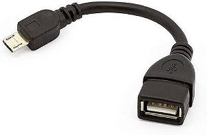 CABO ADAPTADOR OTG USB(F) MICRO USB (M)