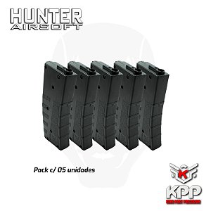 Magazine Midcap AEG M4/M16 100 rounds (pack c/ 5 und.) - KPP