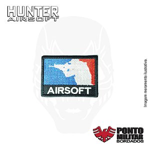 Patch Airsoft League bordado - Ponto Militar