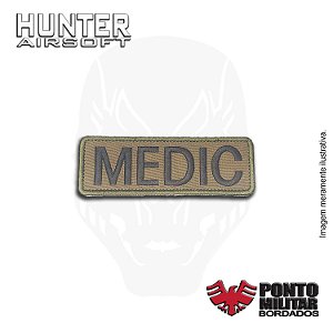 Patch Medic bordado - Ponto Militar