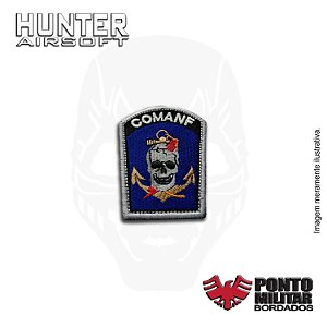 Patch COMANF bordado - Ponto Militar
