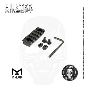 Trilho picatinny 55 mm (5 slot's) M-Lok - Hunter Airsoft