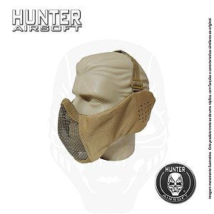 Máscara Airsoft Confort protetor de orelha Tan - Hunter Airsoft