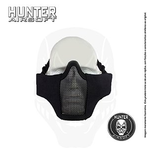 Máscara Airsoft Confort Preta - Hunter Airsoft
