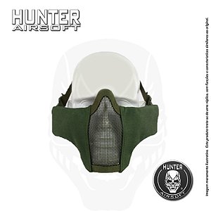 Máscara Airsoft Confort Verde - Hunter Airsoft