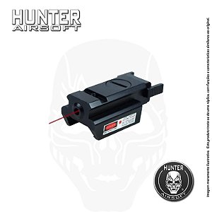 Mira laser trilho 22 mm - Hunter Airsoft