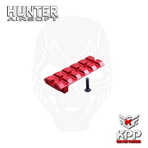 Trilho picatinny 55 mm Glock GBB Red - KPP