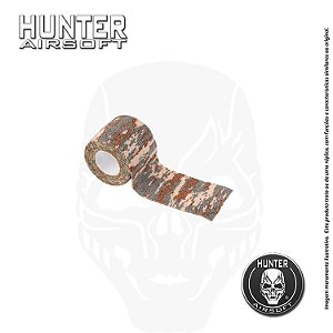 Camotape adesivo elástico 4,5m Digital Desert - Hunter Airsoft