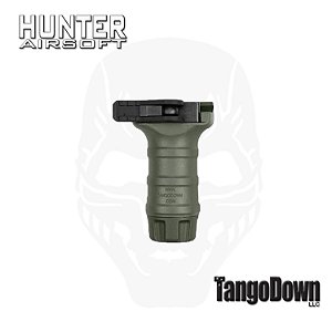Front Grip vertical trilho 22mm engate rápido verde - Tango Down LLC