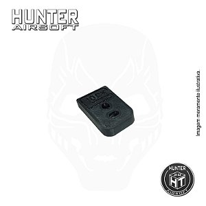 Base magazine curta logo Glock G17 / G18 GBB 3D (2 peças) - Hunter Airsoft