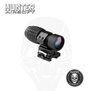 Magnifier 3x preto - Hunter Airsoft