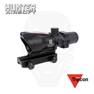 Red Dot mod ACOG 4x32 fibra ótica 22mm preto réplica - Trijicon