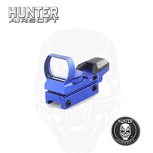 Red Dot 1x32 mod Tasco trilho 22mm Azul - Hunter Airsoft