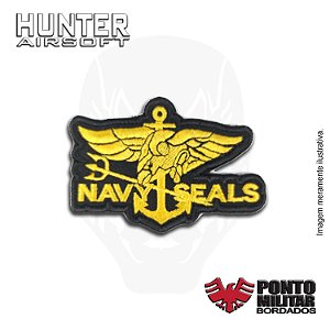 Patch Navy Seals Airsoft bordado - Ponto Militar