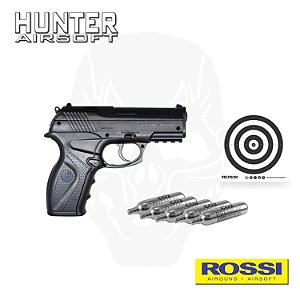 Pistola pressão Airgun CO² C11 4,5mm - Rossi