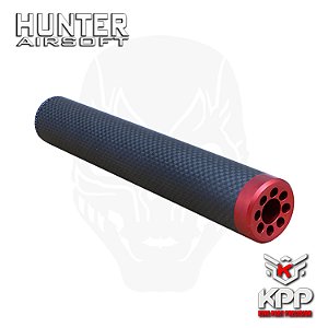 Supressor Airsoft Carbono SRS / TAC41 rosca 24mm Tipo 2 35 x 200mm - KPP