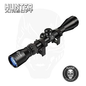 Luneta 3-9x40 R4 c/ mount trilho 11mm - Rifle Scope