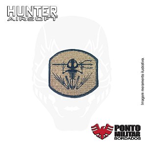 Patch Navy Seal DEVGRU Frogman Tan bordado - Ponto Militar