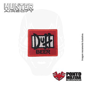 Patch Duff Beer bordado - Ponto Militar