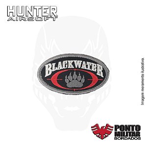 Patch Black Water bordado - Ponto Militar