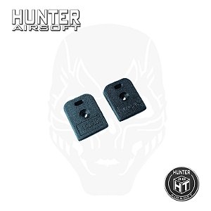 Base magazine média logo Glock G17 / G18 GBB 3D (2 peças) - Hunter Airsoft