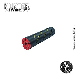 Supressor Twist Gold 39 x 150mm M4/M16 CCW 14mm 3D - Hunter Airsoft