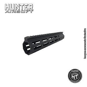 Handguard 10" Picatinny M-lok Airsoft + Barrel Nut - Hunter Airsoft