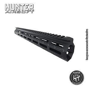 Handguard 15" Picatinny M-lok Airsoft + Barrel Nut - Hunter Airsoft
