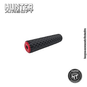 Supressor Colméia 35 x 150mm M4/M16 CCW 14mm 3D Preto - Hunter Airsoft