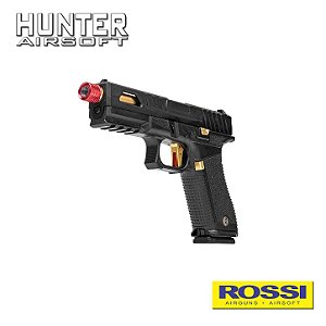 Pistola Airsoft R17 Custom Gold 6mm GBB - Rossi