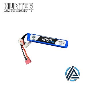 Bateria LiPo Ultra 11.1V/3s (1 pack) 1100mAh (20/40C) T Dean Airsoft - Leão