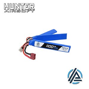 Bateria LiPo Ultra 11.1V/3s (3pack) 1100mAh (20/40C) T Dean Airsoft - Leão