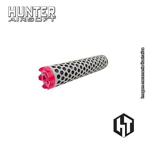 Supressor Hexa 40x175 Tan + Flash Hider M4 CCW 14mm - Hunter 3D