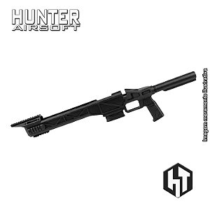 Coronha/Chassis Python Sniper Airsoft M24 Storm Preto - Hunter 3D