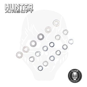 Shimming inox 3x5x0,1 mm (Pct com 10 un) - Hunter Airsoft