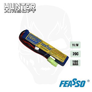 Bateria LiPo (20C) 11.1V 1100mAh FFB019 - FEASSO