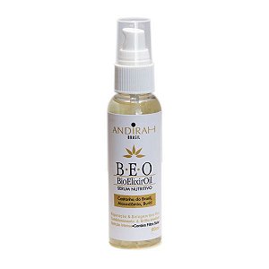 Sérum Capilar Nutritivo  - Reparador para pontas duplas -  Anti Frizz  -  Bio Elixir Oil 60 mL - Andirah Brasil