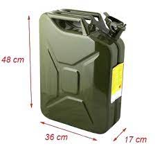 Galão militar 20L verde