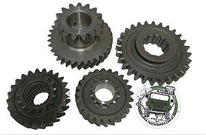 KIT DE ENGRENAGEM REFORÇADA REDUZIDA WILLYS