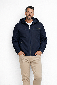 Jaqueta Sarja Classic American-Azul