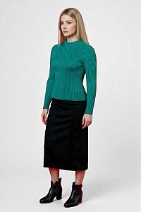 Blusa tricot alfaitaria Relevo