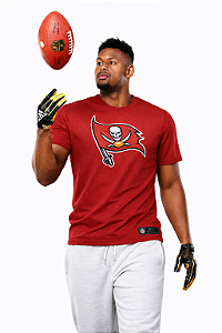 Camiseta Buccaneers MTO Label Midnight Mascot Team Logo - Vinho