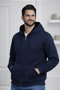 Moletom HS Quality Luxury forrado - Grafit, Preto, Azul