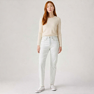 Calça Jeans Levi's® 724® High Rise Straight Lavagem Clara