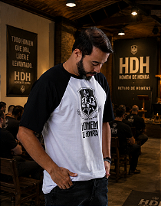 Camiseta Religiosa 100% Algodão Homem de Honra Casual Estampa