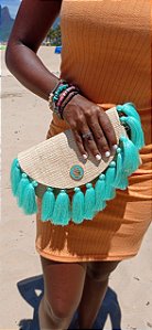 Clutch Tassel King Turquesa