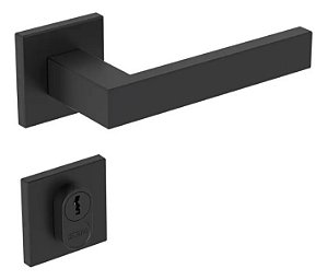Fechadura Inox Preto Fosco 1601/ix60 RQ2 55mm Externa Stam