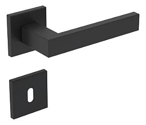 Fechadura Inox Preto Fosco 1610/ix60 RQ2 55mm Interna Stam