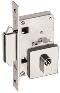 Fechadura Bico Expansiva Correr 2491 55mm Quadrada Inox Imab