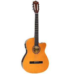 VIOLÃO ELÉTRICO MICHAEL CLÁSSICO SEMIFLAT VMS318  NATURAL SUNNY
